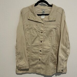 Chico's Beige Utility Jacket